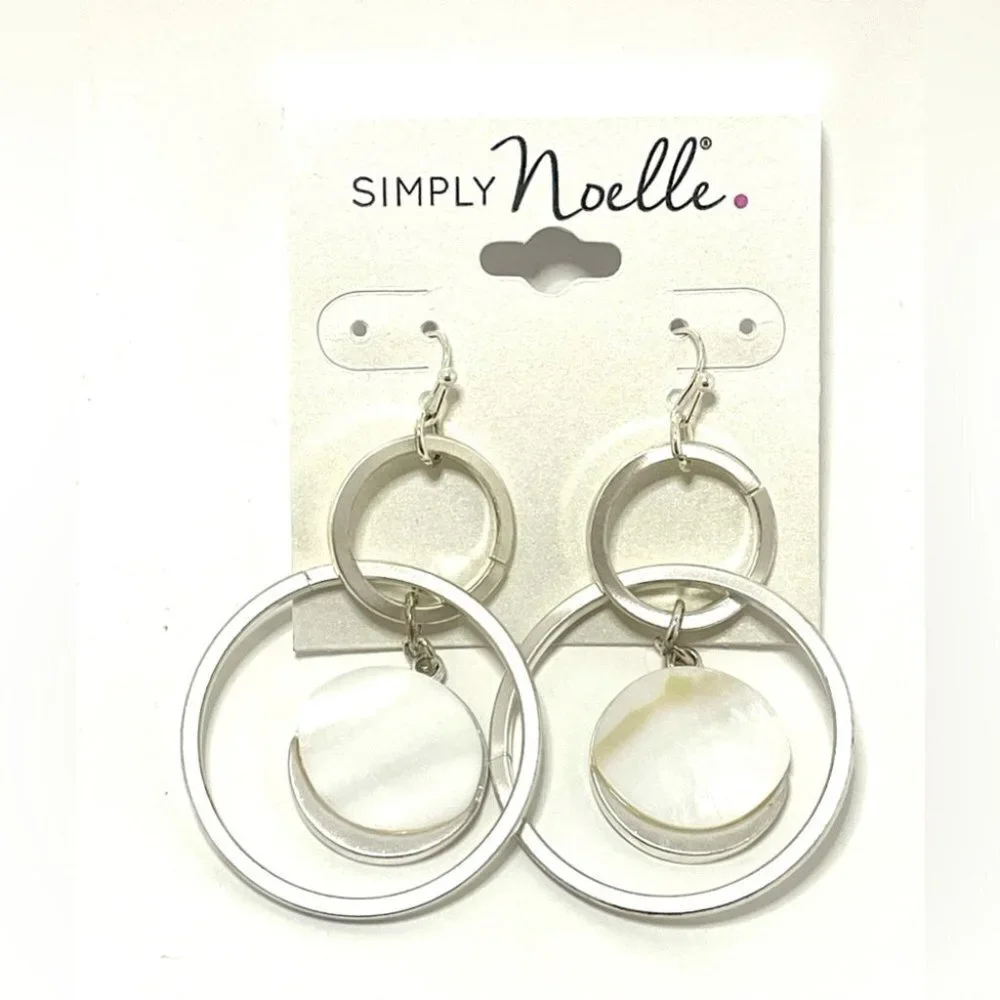 Silver Simply Nicole Loops Earrings - Picture 1 of 3